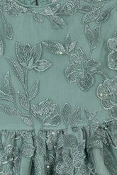 Light Green Girl's Fancy Frock